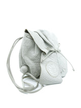 Carlos Falchi Gray Leather Buffalo Bag Accessory arcadeshops.com