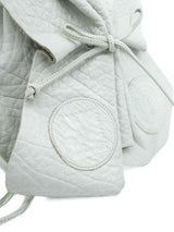 Carlos Falchi Gray Leather Buffalo Bag Accessory arcadeshops.com