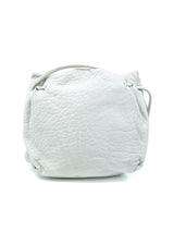 Carlos Falchi Gray Leather Buffalo Bag Accessory arcadeshops.com