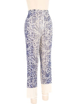 Issey Miyake Pleats Please Graphic Printed Pants Bottom arcadeshops.com