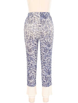 Issey Miyake Pleats Please Graphic Printed Pants Bottom arcadeshops.com