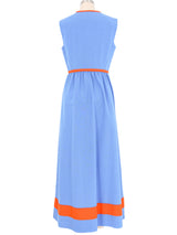 Bob Cunningham Cornflower Applique Maxi Dress Dress arcadeshops.com