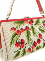 1960s Needlepoint Handbag Accessory arcadeshops.com