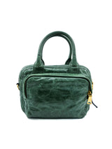 Prada Green Vitello Handbag Accessory arcadeshops.com