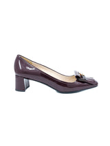 Prada Burgundy Kiltie Block Heel Loafers, 36 Accessory arcadeshops.com