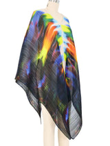 Issey Miyake Pleated Rainbow Shawl Top arcadeshops.com