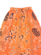 1970s Paisley Hostess Skirt Bottom arcadeshops.com