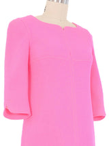 2000s Courreges Hot Pink Mini Dress Dress arcadeshops.com