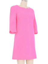 2000s Courreges Hot Pink Mini Dress Dress arcadeshops.com