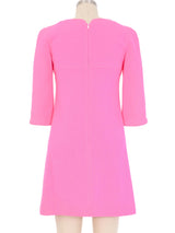 2000s Courreges Hot Pink Mini Dress Dress arcadeshops.com
