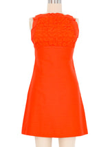 1960s Courreges Ruffled Apron Dress Dress arcadeshops.com