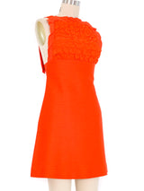 1960s Courreges Ruffled Apron Dress Dress arcadeshops.com