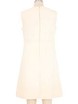 1960s Courreges Space Age Cream Mini Dress Dress arcadeshops.com