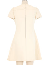 1960s Courreges Ivory Mini Dress Dress arcadeshops.com