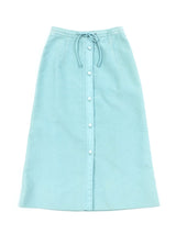 1960s Courreges Baby Blue Button Front Skirt Bottom arcadeshops.com