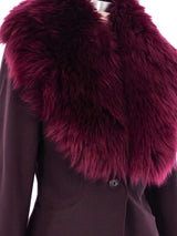 1990s Katharine Hamnett Fur Collar Jacket Jacket arcadeshops.com