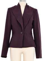 1990s Katharine Hamnett Fur Collar Jacket Jacket arcadeshops.com