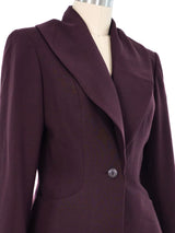 1990s Katharine Hamnett Fur Collar Jacket Jacket arcadeshops.com