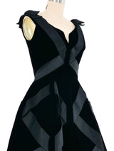 1950s Velvet Ribbon Cocktail Dress Dress arcadeshops.com