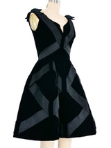 1950s Velvet Ribbon Cocktail Dress Dress arcadeshops.com