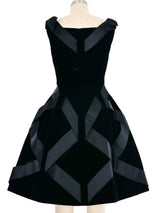 1950s Velvet Ribbon Cocktail Dress Dress arcadeshops.com