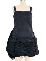 2008 Prada Ruffled Taffeta Cocktail Dress Dress arcadeshops.com