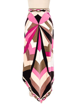 1960s Emilio Pucci Velvet Pointed Hem Skirt Bottom arcadeshops.com