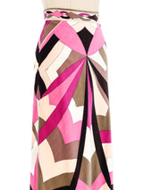 1960s Emilio Pucci Velvet Pointed Hem Skirt Bottom arcadeshops.com