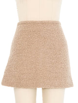 2010 Prada Khaki Bubble Button Coat and Skirt Ensemble Suit arcadeshops.com