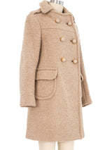 2010 Prada Khaki Bubble Button Coat and Skirt Ensemble Suit arcadeshops.com