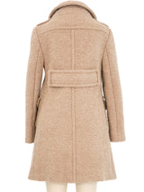 2010 Prada Khaki Bubble Button Coat and Skirt Ensemble Suit arcadeshops.com