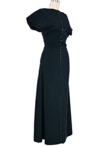 Yohji Yamamoto Button Maxi Dress Dress arcadeshops.com