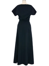 Yohji Yamamoto Button Maxi Dress Dress arcadeshops.com