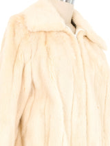 Zip Front Mink Bomber Jacket Outerwear arcadeshops.com