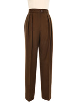 Escada Chocolate High Waisted Trousers Bottom arcadeshops.com