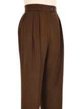 Escada Chocolate High Waisted Trousers Bottom arcadeshops.com