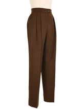 Escada Chocolate High Waisted Trousers Bottom arcadeshops.com