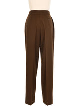 Escada Chocolate High Waisted Trousers Bottom arcadeshops.com
