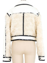 2019 Courreges Patchwork Faux Fur Jacket Jacket arcadeshops.com