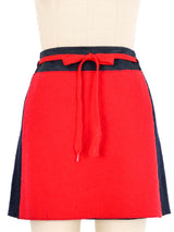 Miu Miu Colorblock Wool Mini Skirt Bottom arcadeshops.com