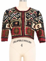 Oscar de la Renta Embellished Bolero Jacket arcadeshops.com