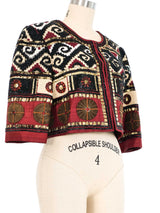 Oscar de la Renta Embellished Bolero Jacket arcadeshops.com