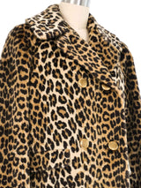 1960s Cropped Faux Leopard Jacket Outerwear arcadeshops.com