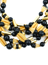Twisted Multistrand Beaded Necklace Accessory arcadeshops.com