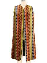 1970s Tapestry Maxi Vest Jacket arcadeshops.com