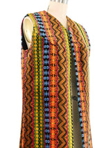 1970s Tapestry Maxi Vest Jacket arcadeshops.com