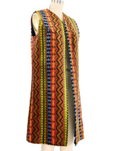 1970s Tapestry Maxi Vest Jacket arcadeshops.com