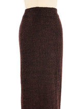Chanel Boucle Maxi Skirt Bottom arcadeshops.com