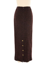 Chanel Boucle Maxi Skirt Bottom arcadeshops.com