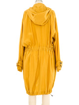 2013 Gucci Mustard Silk Anorak Jacket Jacket arcadeshops.com